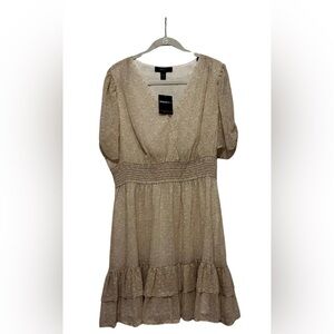 Forever 21 Chiffon Floral Print Mini Dress